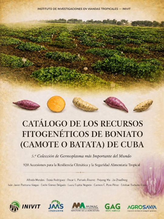 Catálogo de los Recursos Fitogenéticos de Boniato de Cuba